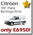 Citroen Berlingo First HDi 75 - only &pound;6950 + vat + rfl!