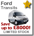 Save up to &pound;8000 on all New Ford Transit Vans!