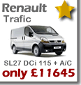 New Renault Trafic SL27 DCi 115 with Air Con - only &pound;11250 + vat + rfl - order now!