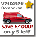 New Vauxhall Combo Van - Save &pound;4000 - only 5 available - ORDER NOW!